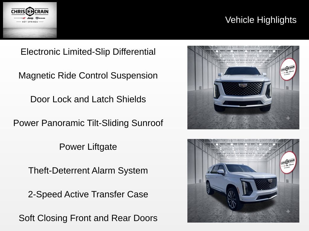 2025 Cadillac Escalade Premium Luxury