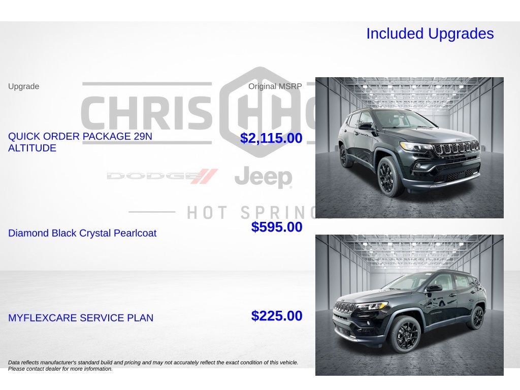 2026 Jeep Compass Latitude Altitude