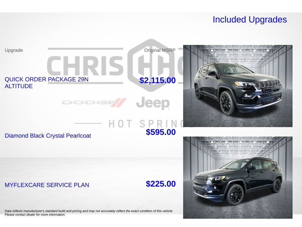 2026 Jeep Compass Latitude Altitude
