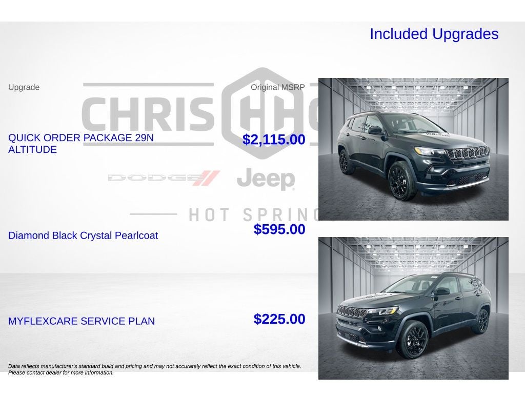 2026 Jeep Compass Latitude Altitude