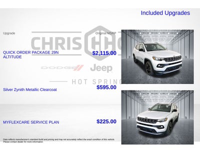 2026 Jeep Compass Latitude Altitude