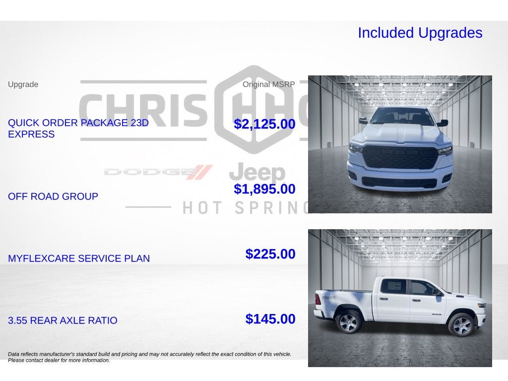 2026 RAM Ram 1500 RAM 1500 EXPRESS CREW CAB 4X4 5'7' BOX