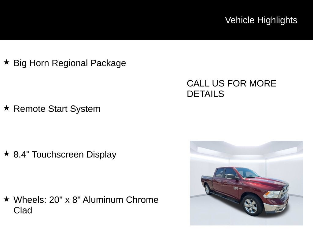2019 RAM 1500 Classic Big Horn