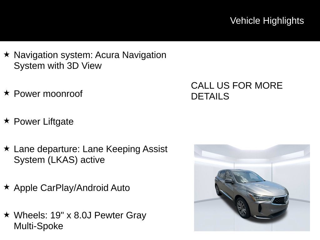 2023 Acura RDX Technology Package