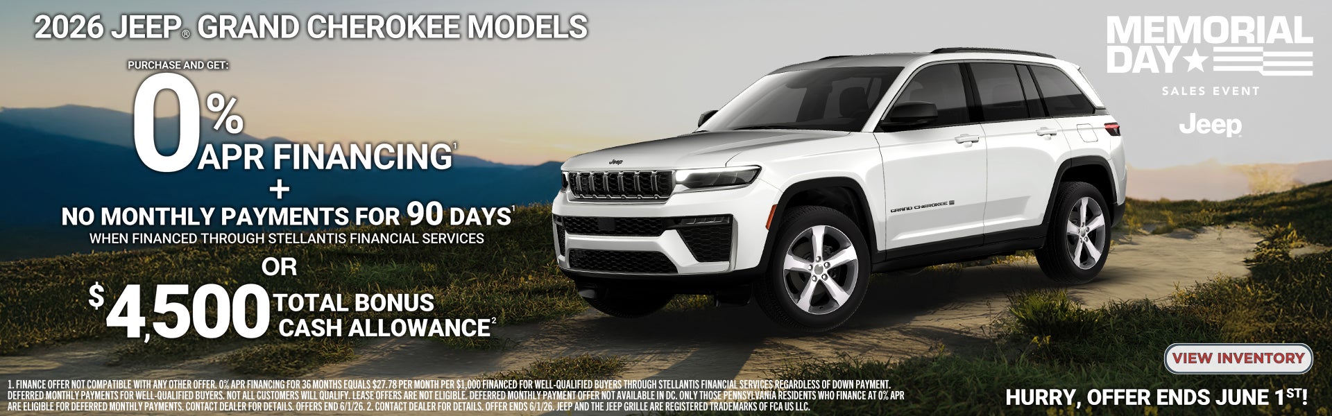 2026 Jeep Grand Cherokee Models