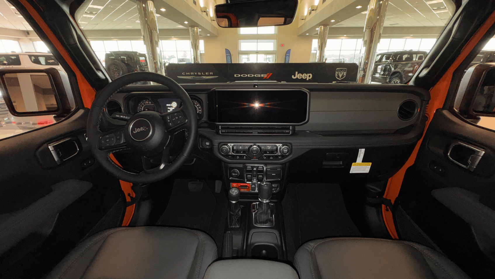 Interior view of 2025 Jeep Gladiator in Benton, AR
