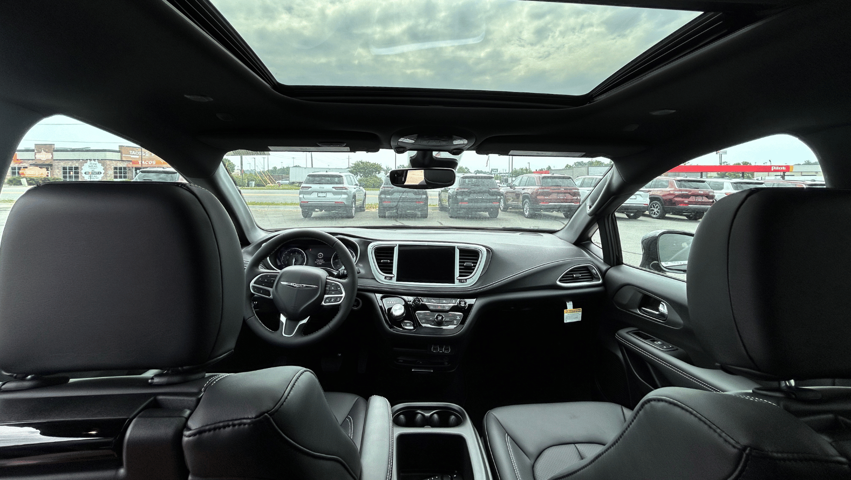 Interior view of 2025 Chrysler Pacifica in Benton, AR