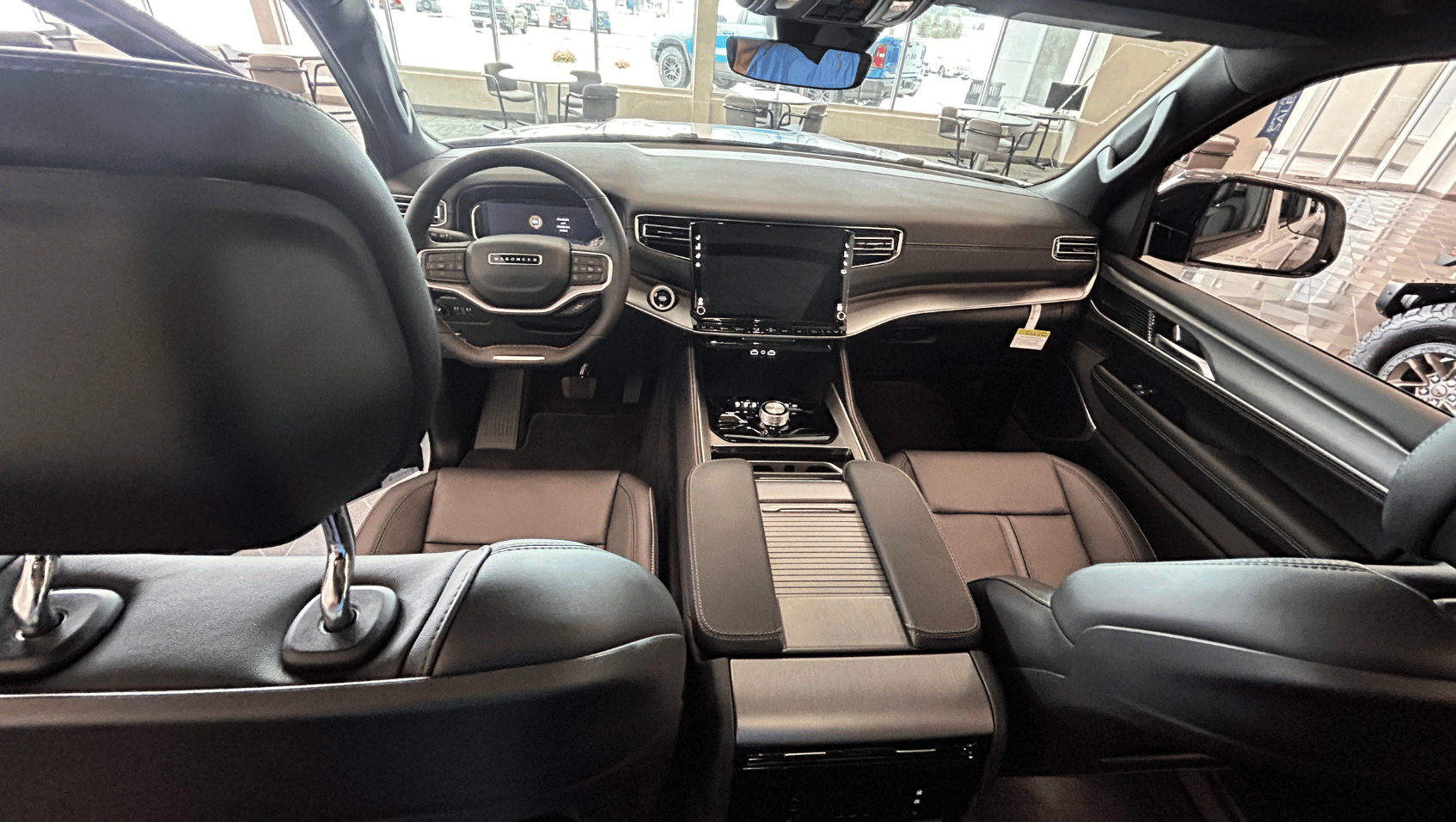 Interior view of 2025 Jeep Wagoneer in Benton, AR