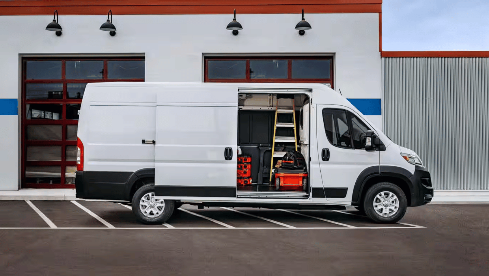 Side view of 2026 RAM ProMaster EV in Benton, AR