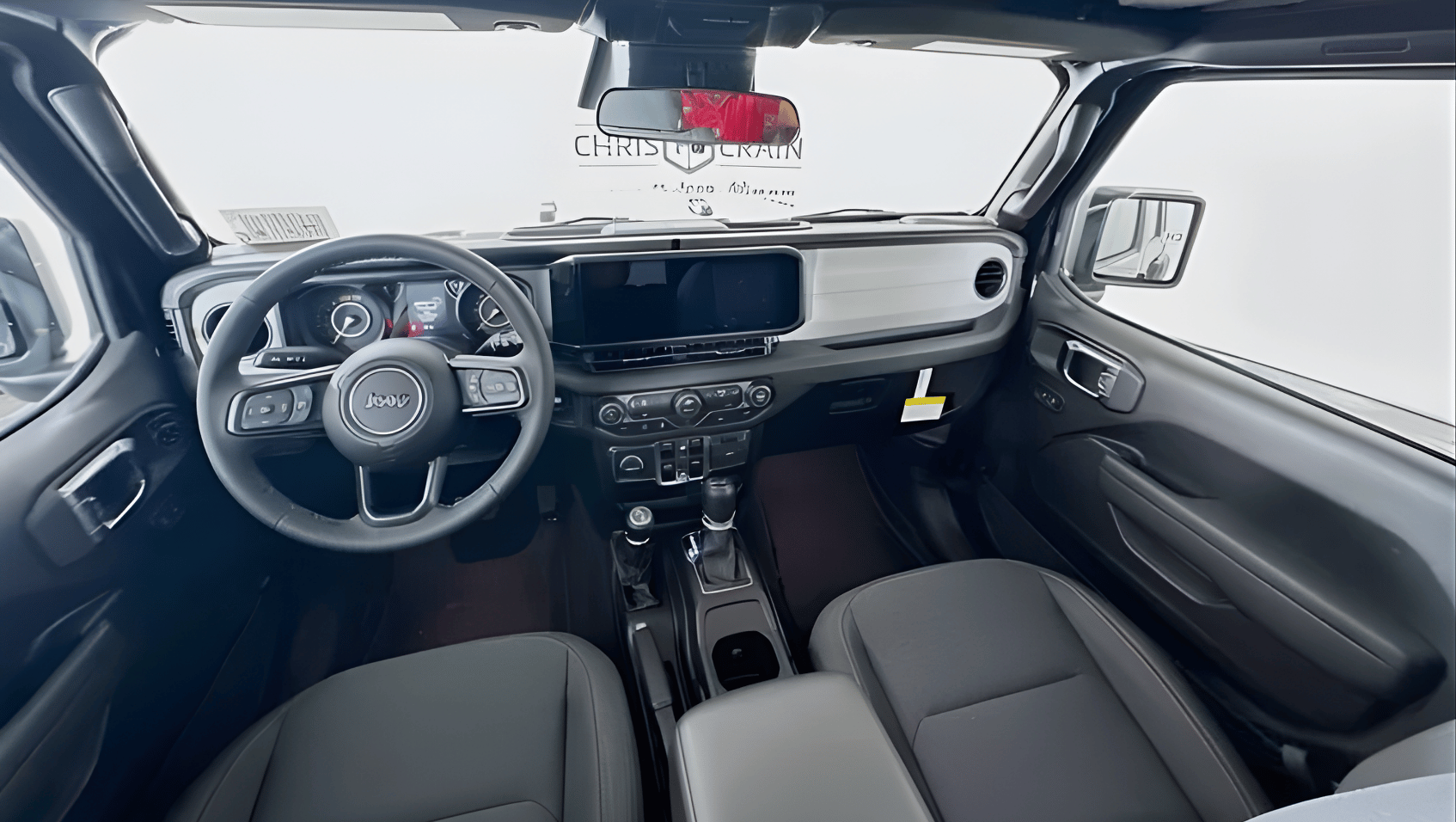 Interior view of 2026 Jeep Wrangler in Benton, AR